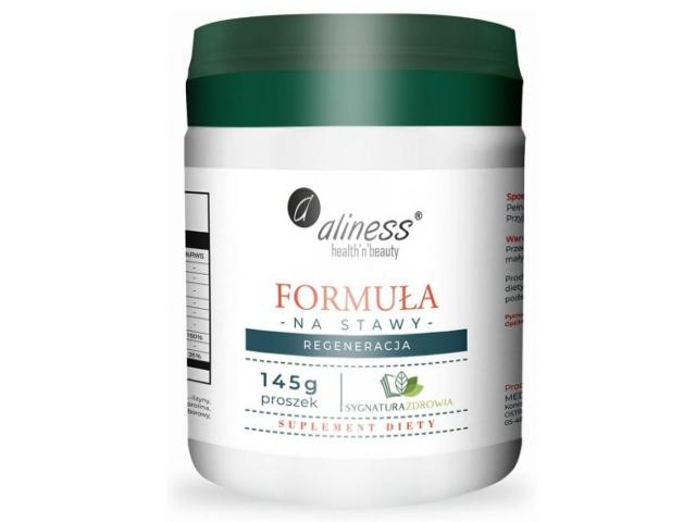 Aliness Formuła na stawy regeneracja interakcje ulotka proszek - 145 g