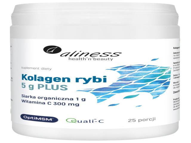 Aliness Kolagen Rybi Plus interakcje ulotka proszek  157,5 g