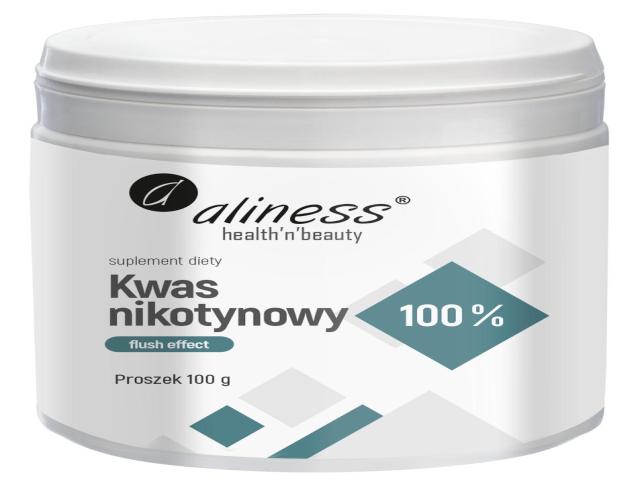 Aliness Kwas Nikotynowy interakcje ulotka proszek - 100 g