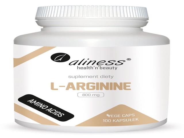 Aliness L-Arginine 800 mg interakcje ulotka kapsułki  100 kaps.