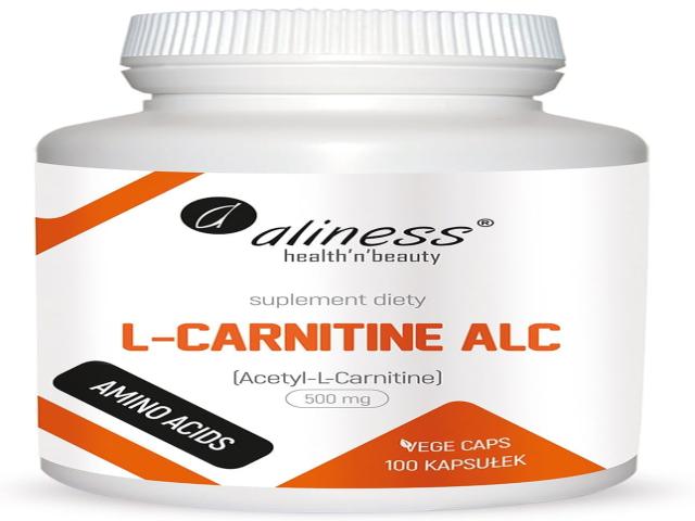 Aliness L-Carnitine ALC 500 mg interakcje ulotka kapsułki - 100 kaps.