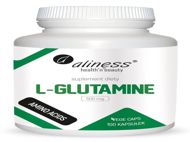 Aliness L-Glutamine 500 mg interakcje ulotka kapsułki - 100 kaps.