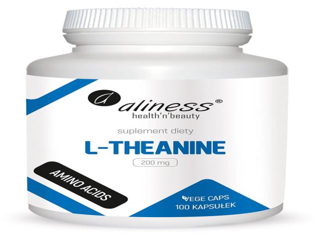 Aliness L-Theanine 200 mg interakcje ulotka kapsułki - 100 kaps.