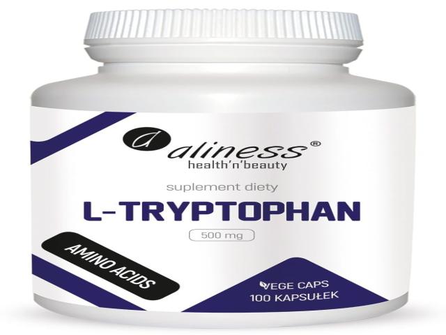 Aliness L-Tryptophan 500 mg interakcje ulotka kapsułki - 100 kaps.