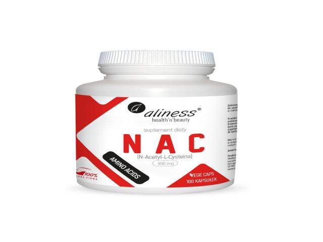 Aliness NAC N-Acetyl-L-Cysteine 190 mg interakcje ulotka tabletki - 100 tabl.