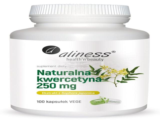 Aliness Naturalna Kwercetyna 250 mg interakcje ulotka kapsułki  100 kaps.