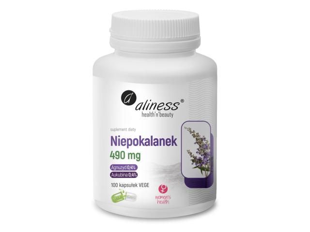 Aliness Niepokalanek 490 mg interakcje ulotka kapsułki 100 kaps.