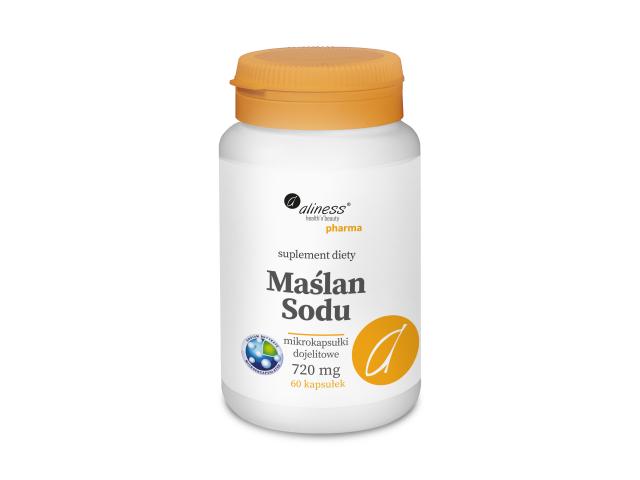 Aliness Pharma Maślan Sodu interakcje ulotka kapsułki twarde 60 kaps.