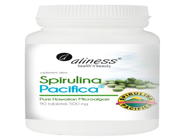 Aliness Spirulina Pacifica interakcje ulotka tabletki - 90 tabl.