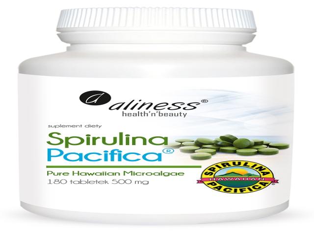 Aliness Spirulina Pacyfica interakcje ulotka tabletki - 180 tabl.