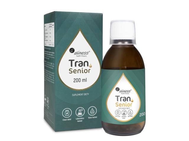 Aliness Tran Senior interakcje ulotka płyn - 200 ml