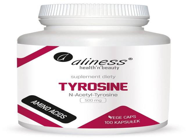 Aliness Tyrosine 500 mg interakcje ulotka kapsułki - 100 kaps.