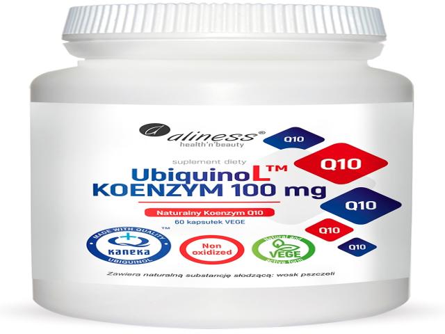 Aliness Ubiquinol Koenzym Q10 100 mg interakcje ulotka kapsułki - 60 kaps.