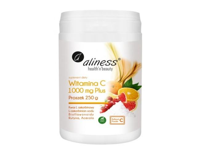 Aliness Witamina C 1000 mg Plus interakcje ulotka proszek  250 g