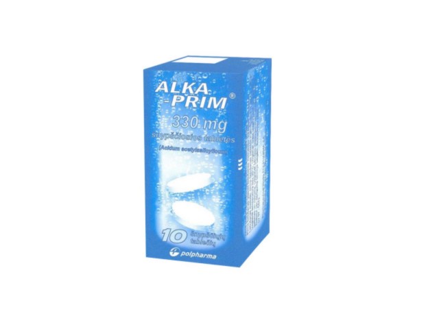 Alka-Prim interakcje ulotka tabletki musujące 330 mg 10 tabl.