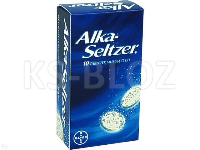 Alka-Seltzer interakcje ulotka tabletki musujące 324 mg 10 tabl.