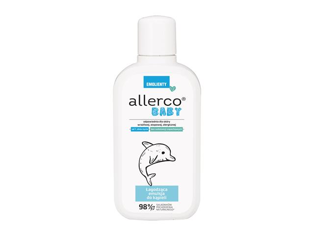 Allerco Baby Emolienty Emulsja do kąpieli łagodząca interakcje ulotka emulsja do kąpieli  400 ml