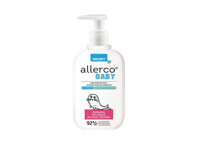 Allerco Baby Emolienty Żel myjący do ciała i włosów delikatny interakcje ulotka   200 ml