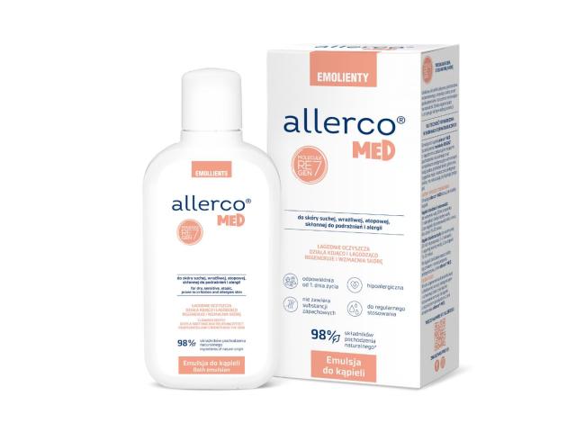 Allerco Emulsja do kąpieli skóra skłonna do podrażnień i alergii interakcje ulotka emulsja - 400 ml (but.)