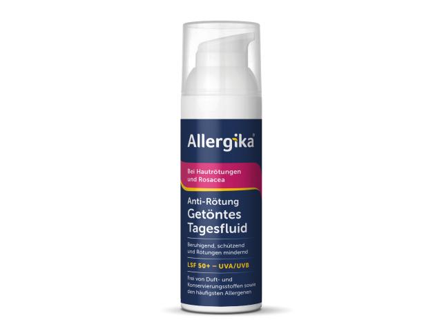 Allergika Fluid na dzień z pigmentem korygującym zaczerwienienia SPF 50+ interakcje ulotka fluid  30 ml