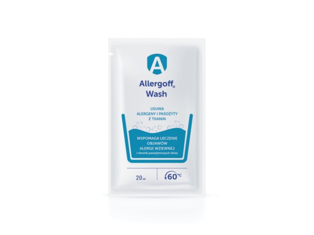 Allergoff Wash Dodatek Do Prania interakcje ulotka płyn  6 szt. po 20 ml