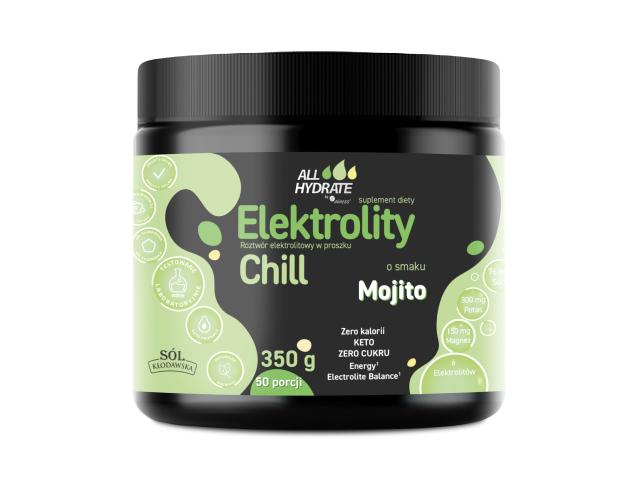 Allhydrate Elektrolity Chill mojito interakcje ulotka proszek do rozpuszczenia - 350 g