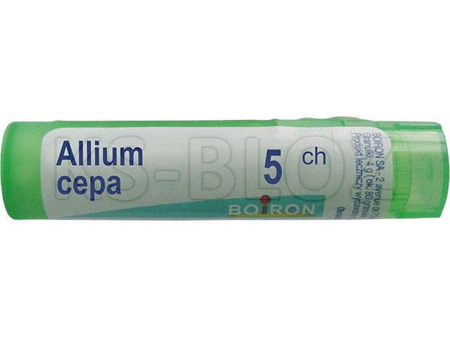Allium Cepa 5 CH interakcje ulotka granulki  4 g