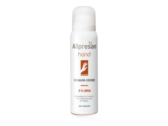 ALLPRESAN BASIC Krem w piance do rąk Odbudowa skóry suchej i zniszczonej Bezzapachowy interakcje ulotka krem - 100 ml