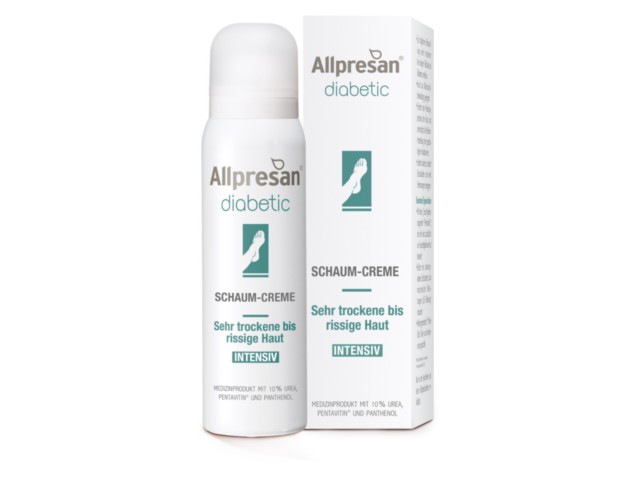 ALLPRESAN DIABETIC Krem w piance do stóp 10% mocznika interakcje ulotka krem - 125 ml