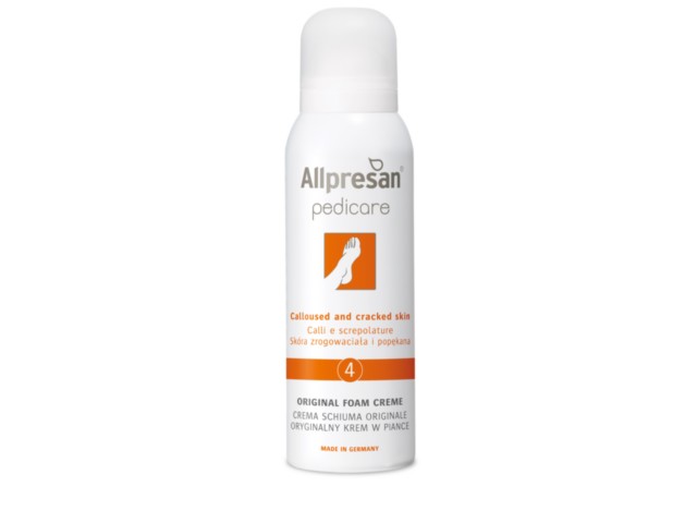 ALLPRESAN PEDICARE 4 - Krem w piance do piel. zrogowaciałej i popękanej skóry stóp,15%mocznika interakcje ulotka pianka - 200 ml