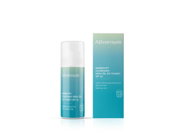 Allvernum Krem-żel do twarzy barierowy ochronny SPF 50 interakcje ulotka krem-żel - 50 ml