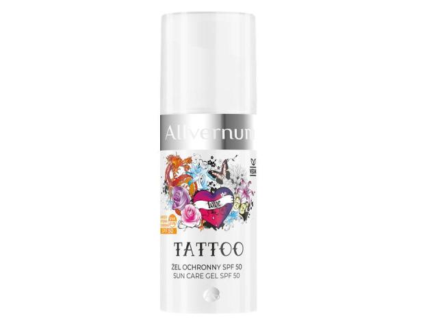 Allvernum Tattoo Żel ochronny SPF 50 interakcje ulotka żel  50 ml