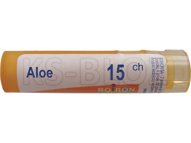 Aloe 15 CH interakcje ulotka granulki  4 g