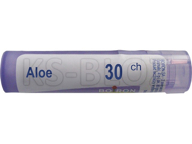 Aloe 30 CH interakcje ulotka granulki  4 g