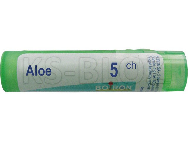 Aloe 5 CH interakcje ulotka granulki  4 g