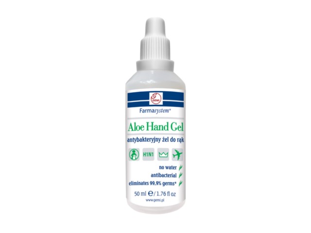 Aloe Hand Gel Farmasystem Żel do rąk antybakteryjny interakcje ulotka żel - 50 ml (but.)
