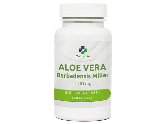 Aloe Vera Ekstrakt Barbadensis Miller interakcje ulotka kapsułki - 60 kaps.