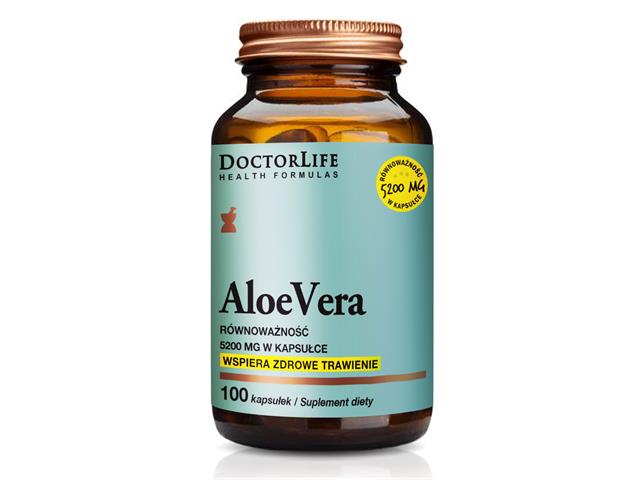 Aloe Vera interakcje ulotka kapsułki - 100 kaps.