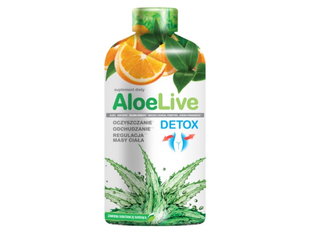 Aloelive Detox interakcje ulotka płyn  1 l