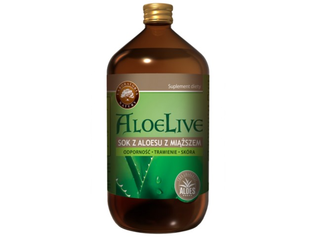 Aloelive Sok z aloesu z miąższem interakcje ulotka płyn - 1 l