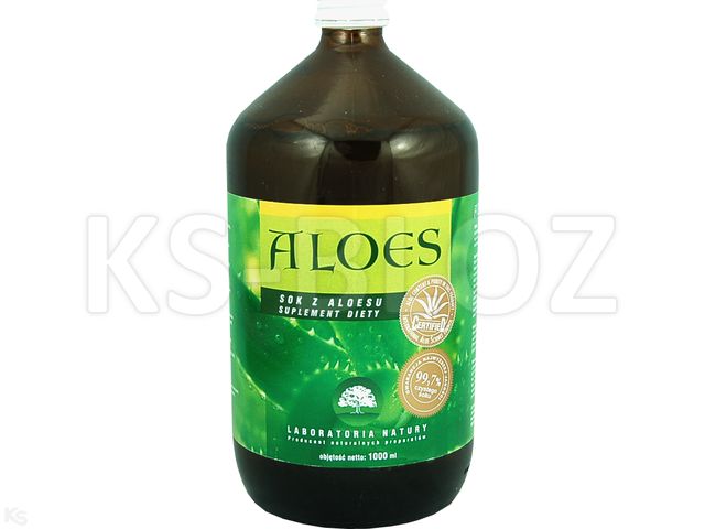 Aloes Sok z aloesu interakcje ulotka sok  1 l