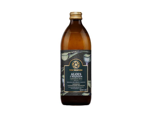 Aloes Z Miąższem Herbal Monasterium interakcje ulotka sok  500 ml