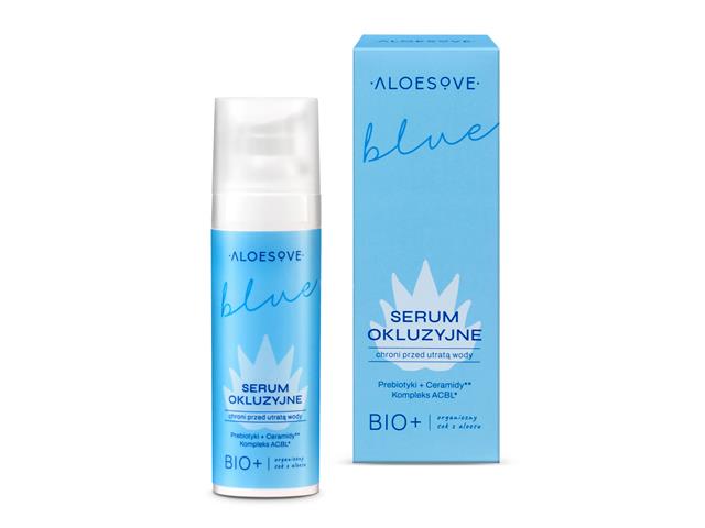 Aloesove Blue Serum do twarzy okluzyjne emolientowe interakcje ulotka serum  30 ml