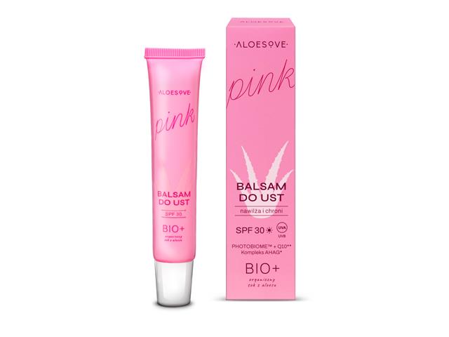 Aloesove Pink Balsam do ust regenerująco-ochronny SPF 30 interakcje ulotka balsam  15 ml