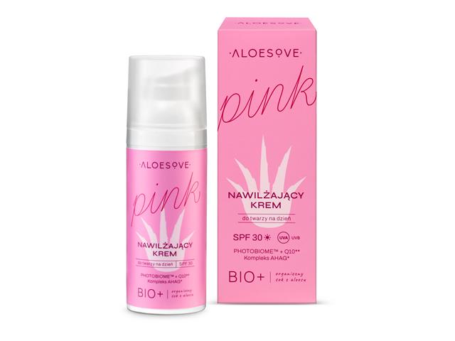 Aloesove Pink Krem do twarzy nawilżający ochronny na dzień SPF 30 interakcje ulotka krem  50 ml