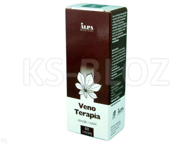 Alpa Medical Venoterapia Obrzęki I Żylaki interakcje ulotka żel - 40 g (50 ml)