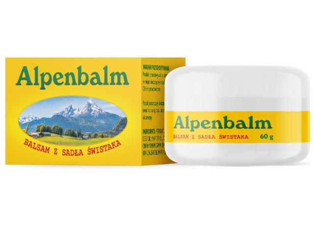 Alpenbalm Balsam z sadła świstaka interakcje ulotka maść  60 g