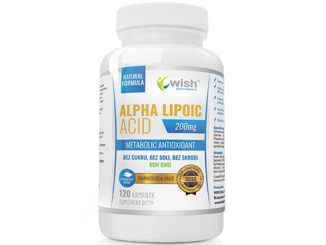 Alpha Lipoic Acid 200 mg interakcje ulotka kapsułki 400 mg 120 kaps.