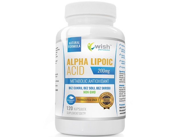 Alpha Lipoic Acid 200 mg interakcje ulotka kapsułki  120 kaps.