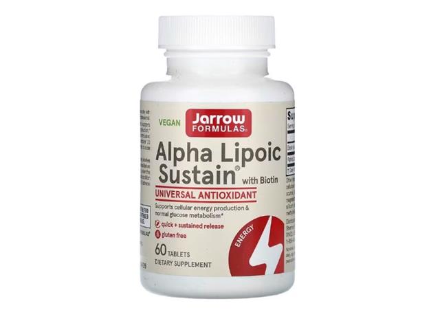 Alpha Lipoic Sustain 300 mg With Biotin interakcje ulotka tabletki  60 tabl.